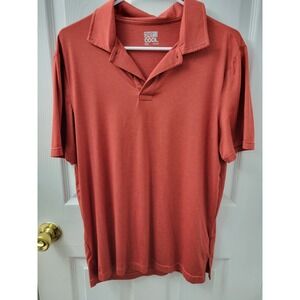 32 Degrees Cool Performance Polo Shirt Mens Size‎ Medium Crimson Red EUC